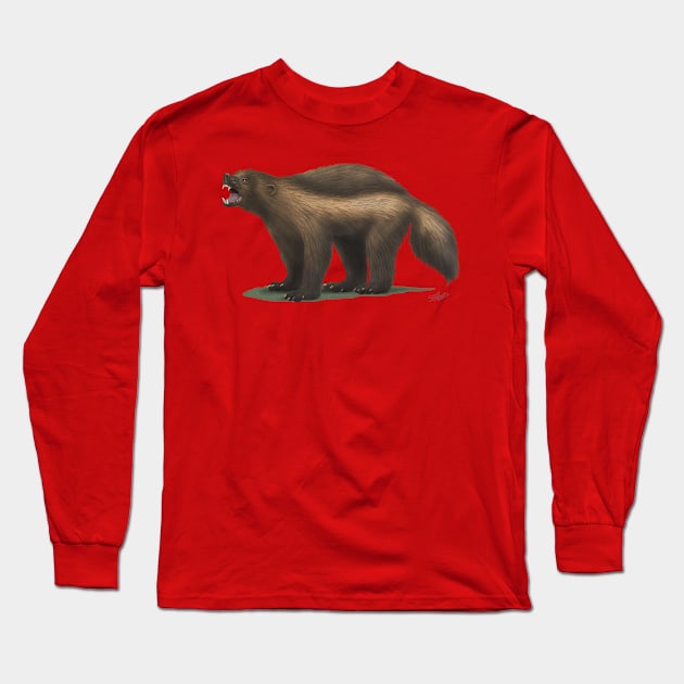 Wolverine Long Sleeve T-Shirt by Cozmic Cat